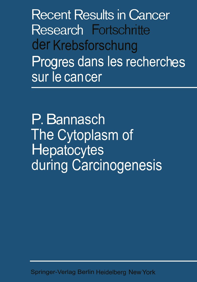 Recent Results in Cancer Research
