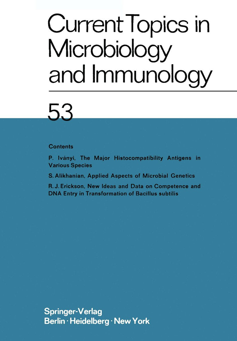 Current Topics in Microbiology and Immunology