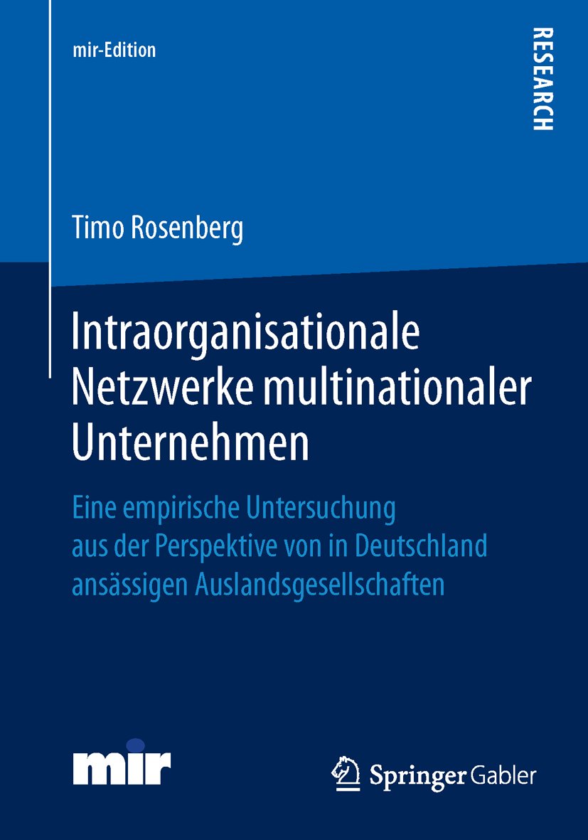 mir-Edition: Eine empirische Untersuchung aus der Perspektive von in Deutschland ansässigen Auslandsgesellschaften