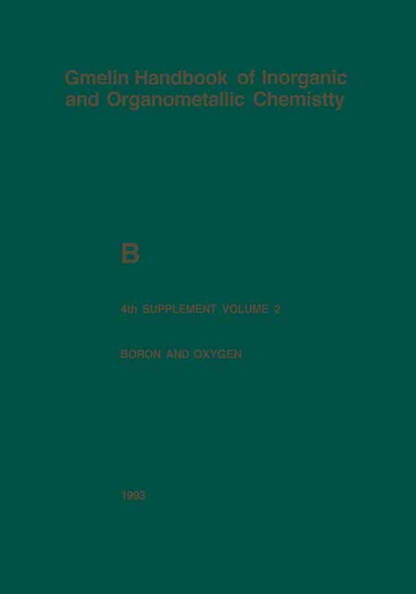 Boron and Oxygen