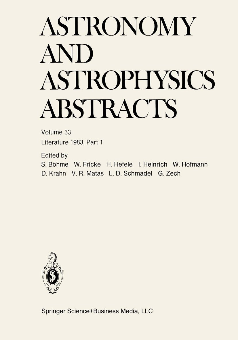 Astronomy and Astrophysics Abstracts