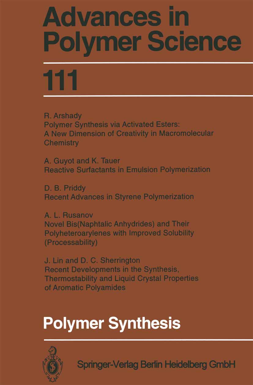 Advances in Polymer Science