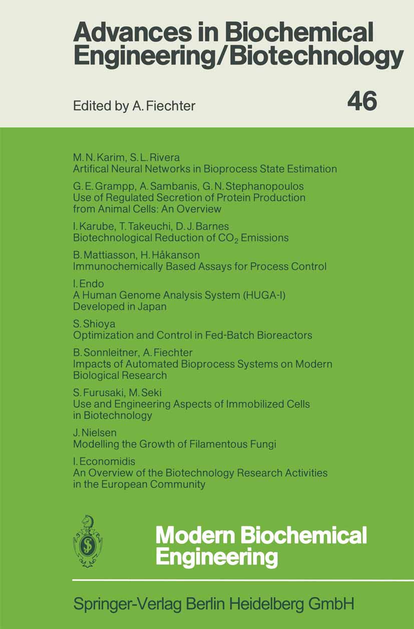 Advances in Biochemical Engineering/Biotechnology