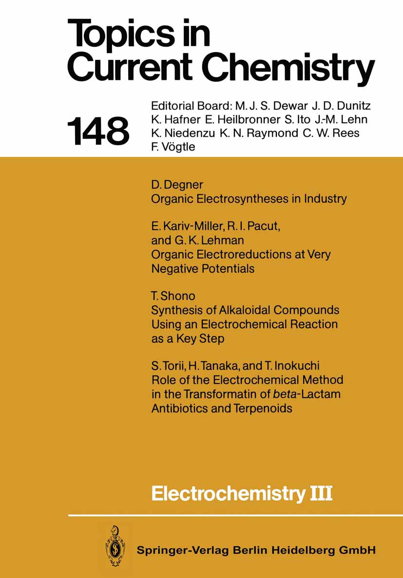 Electrochemistry III