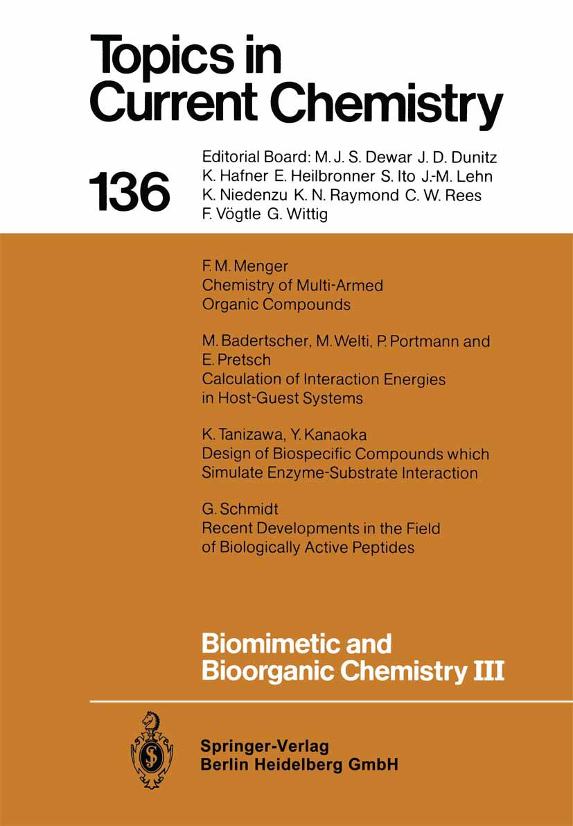 Topics in Current Chemistry