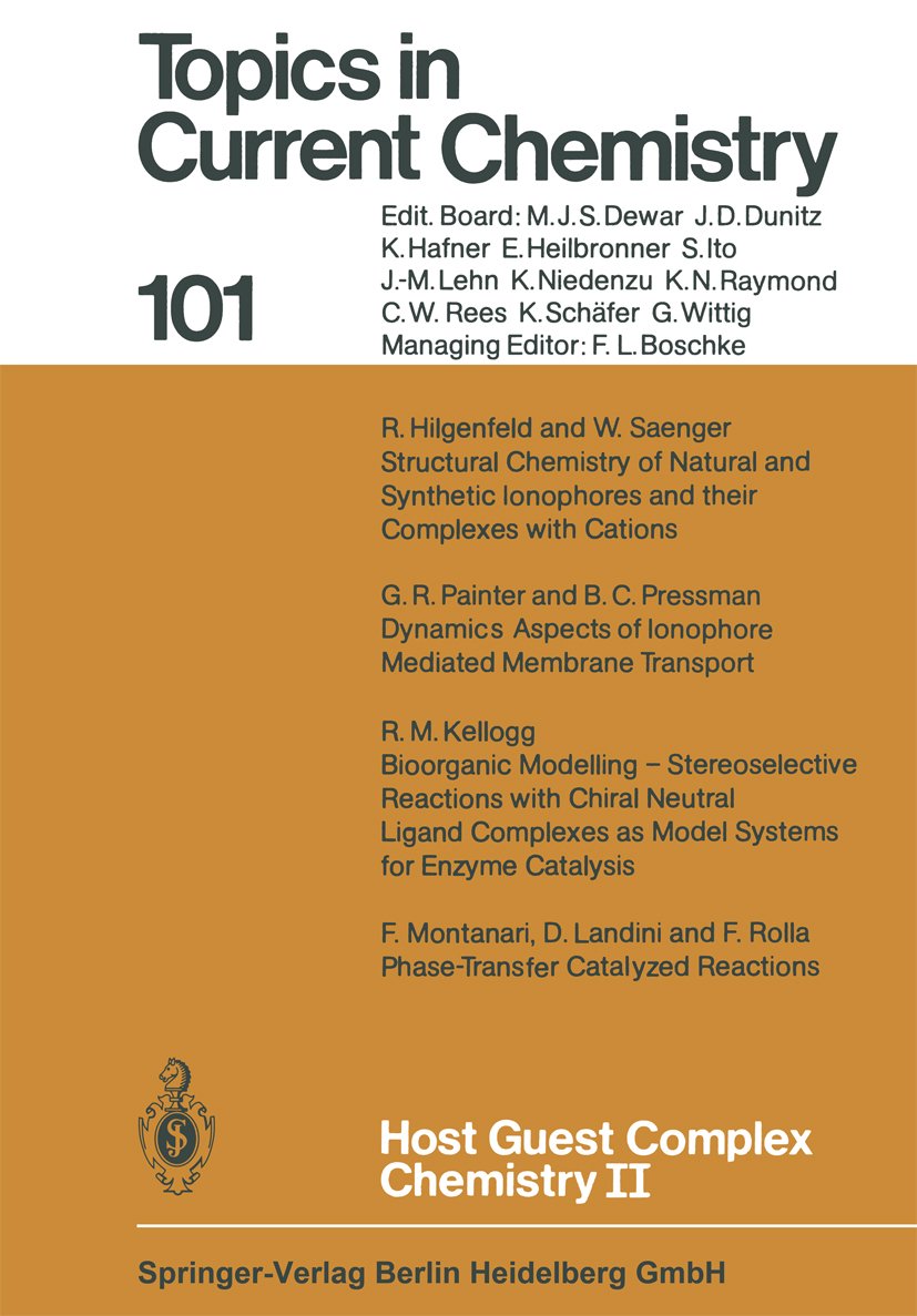 Host Guest Complex Chemistry II