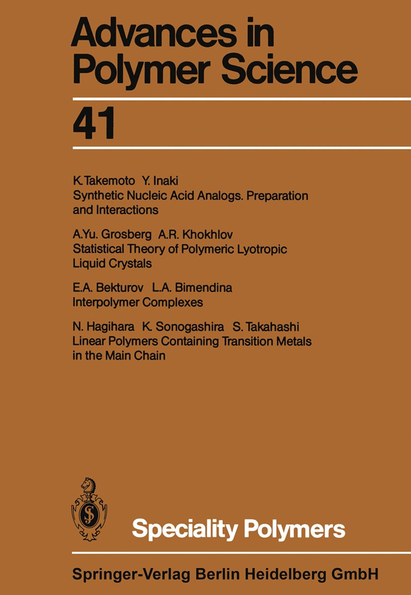 Advances in Polymer Science