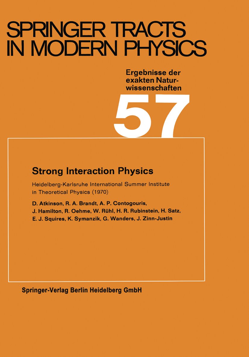 Springer Tracts in Modern Physics