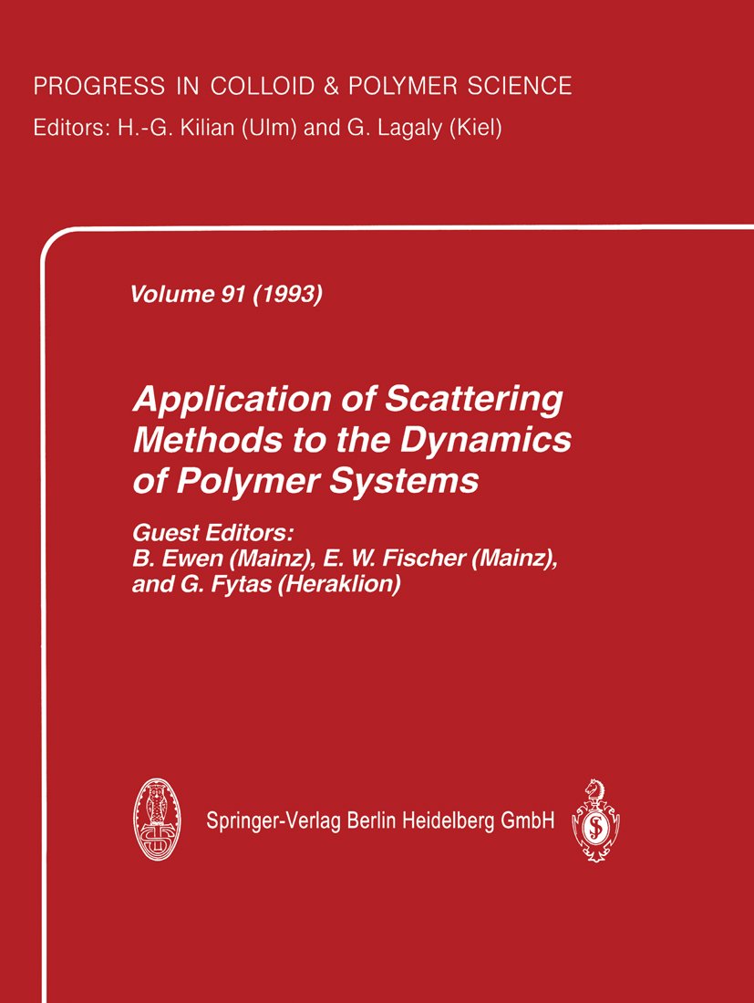 Progress in Colloid and Polymer Science