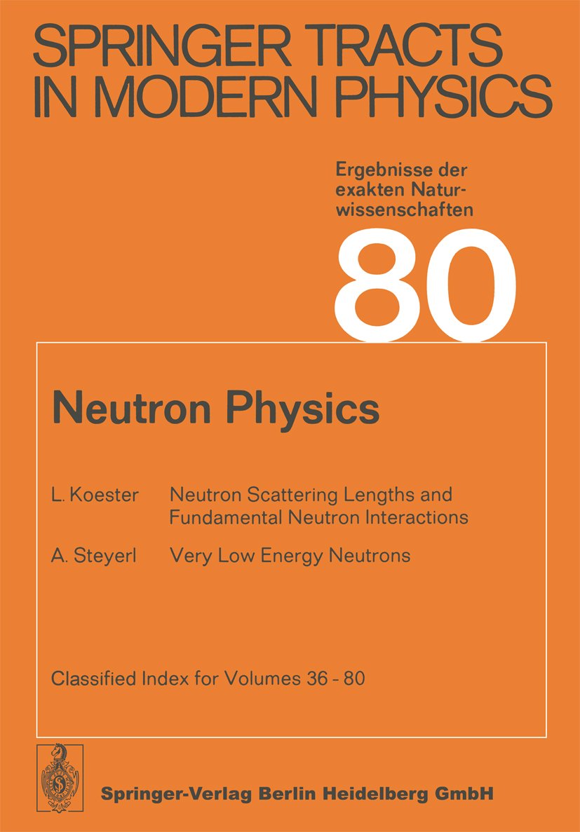Springer Tracts in Modern Physics