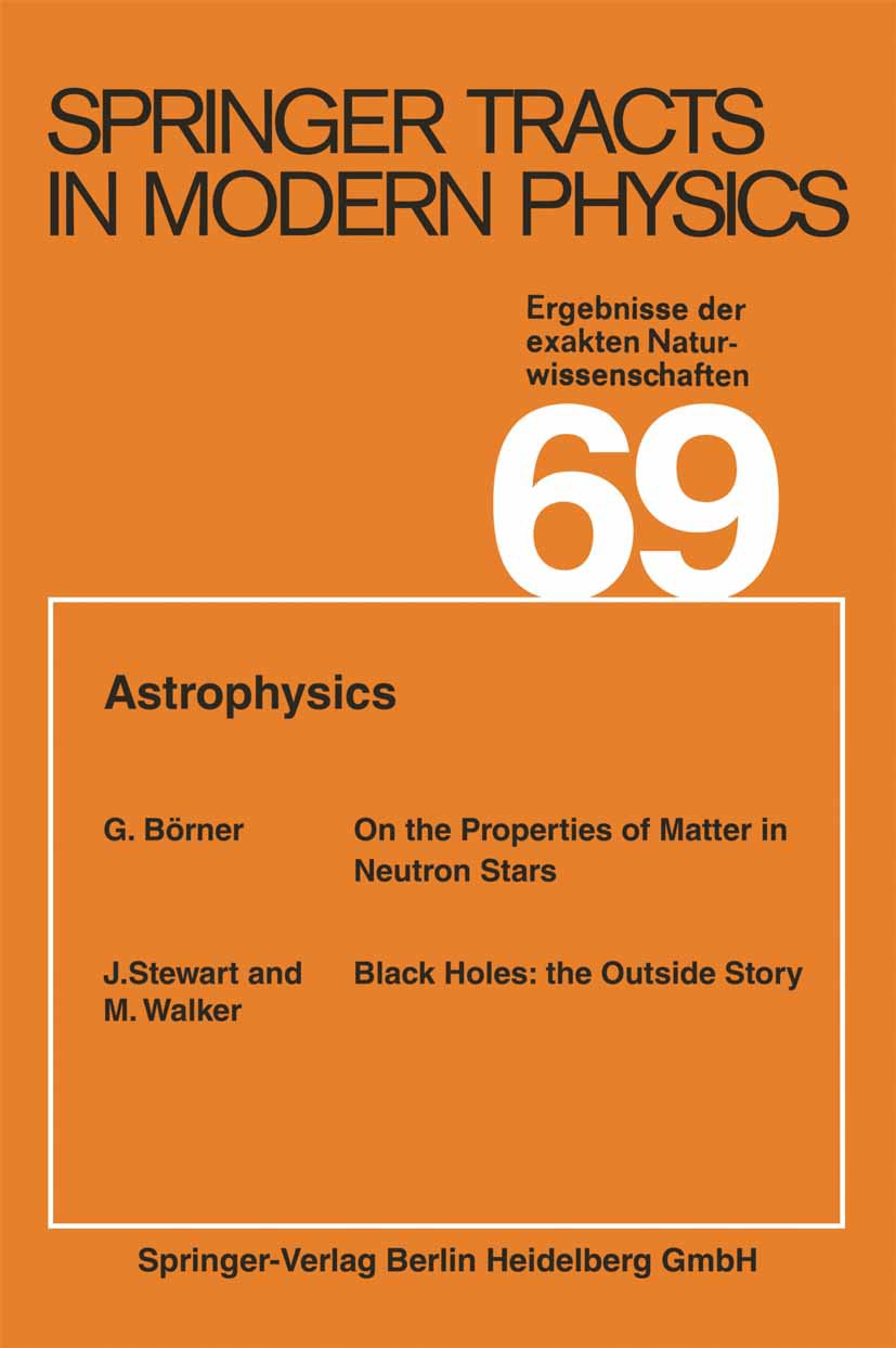 Springer Tracts in Modern Physics