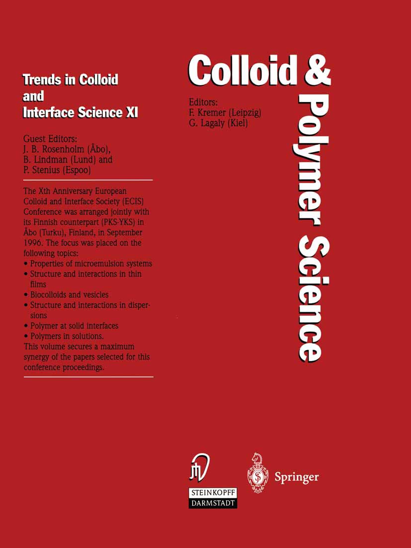 Progress in Colloid and Polymer Science