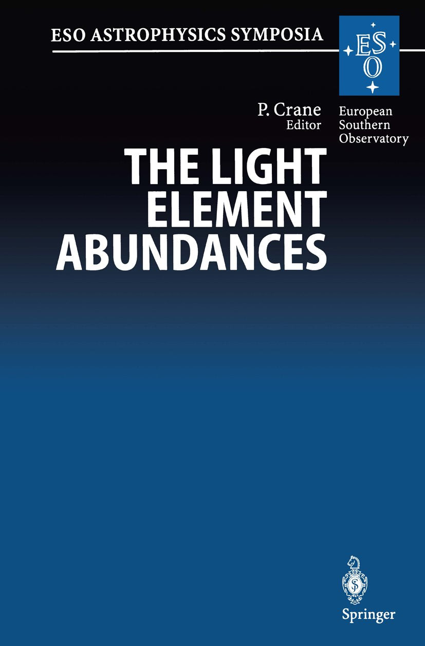 ESO Astrophysics Symposia: Proceedings of an ESO/EIPC Workshop Held in Marciana Marina, Isola d’Elba 21–26 May 1994