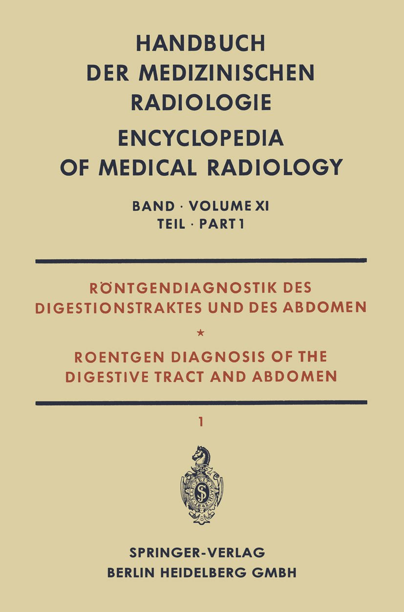 Handbuch der medizinischen Radiologie