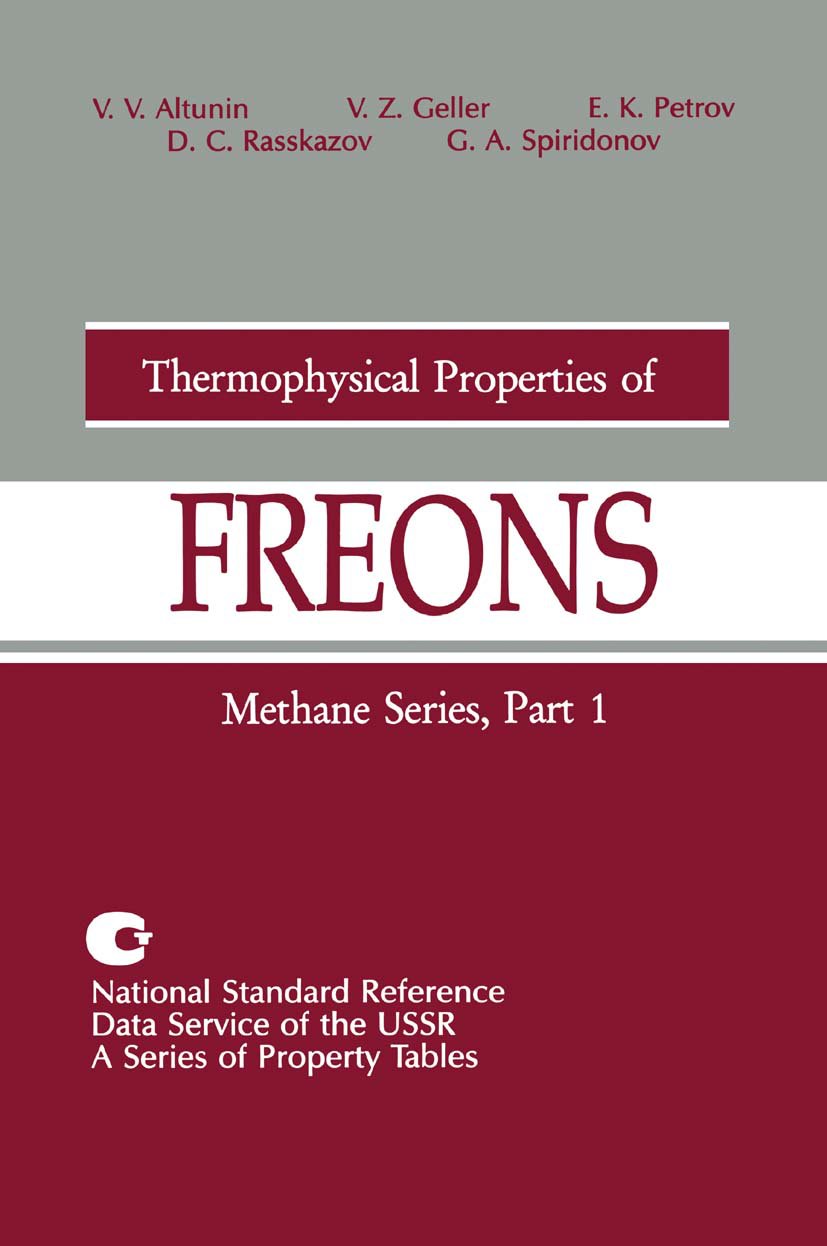 Thermophysical Properties of Freons