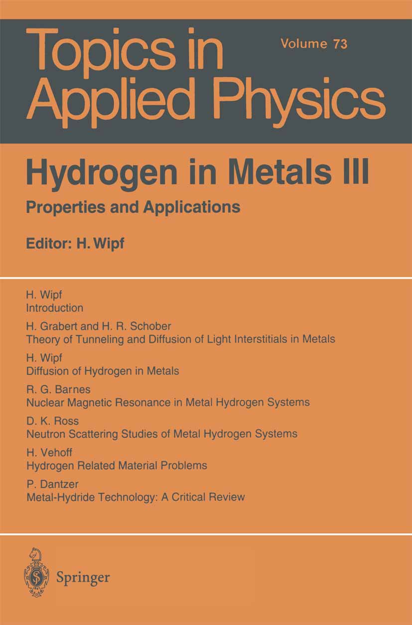 Topics in Applied Physics