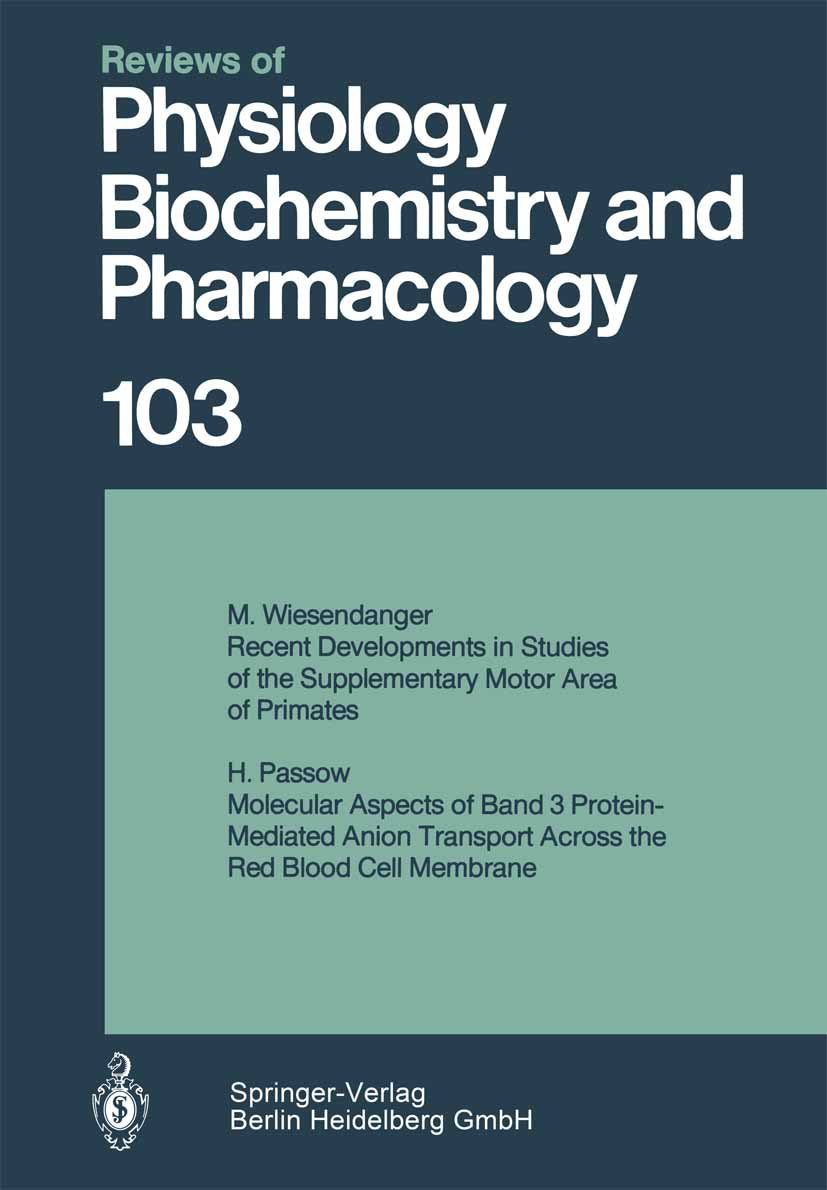 Reviews of Physiology, Biochemistry and Pharmacology