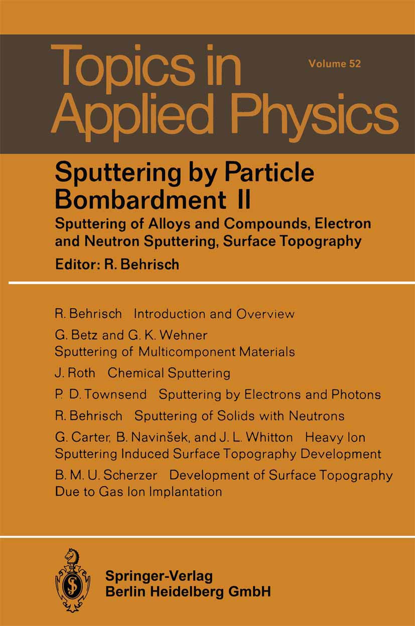 Topics in Applied Physics