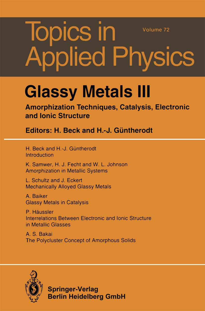 Topics in Applied Physics