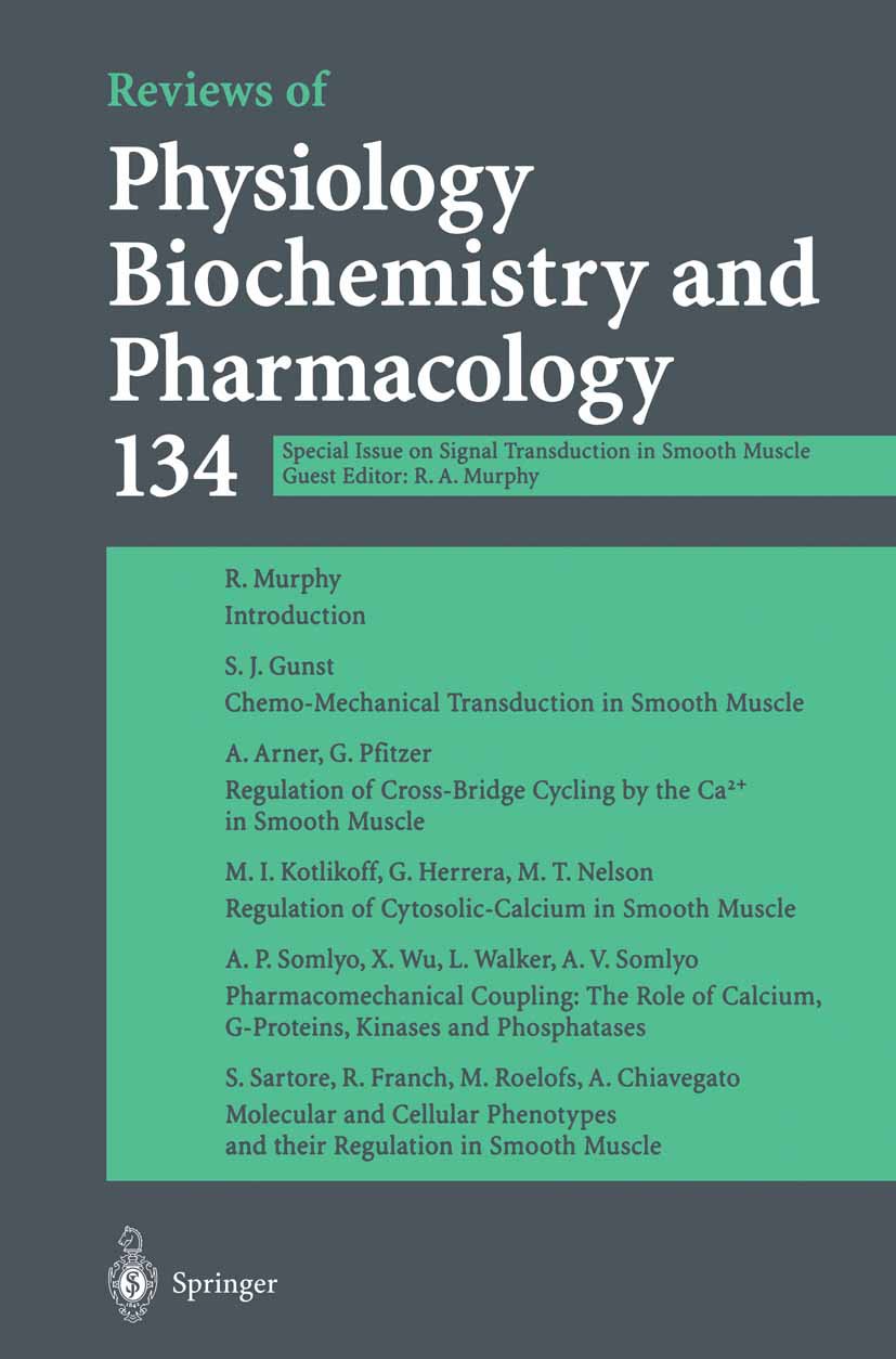 Reviews of Physiology, Biochemistry and Pharmacology