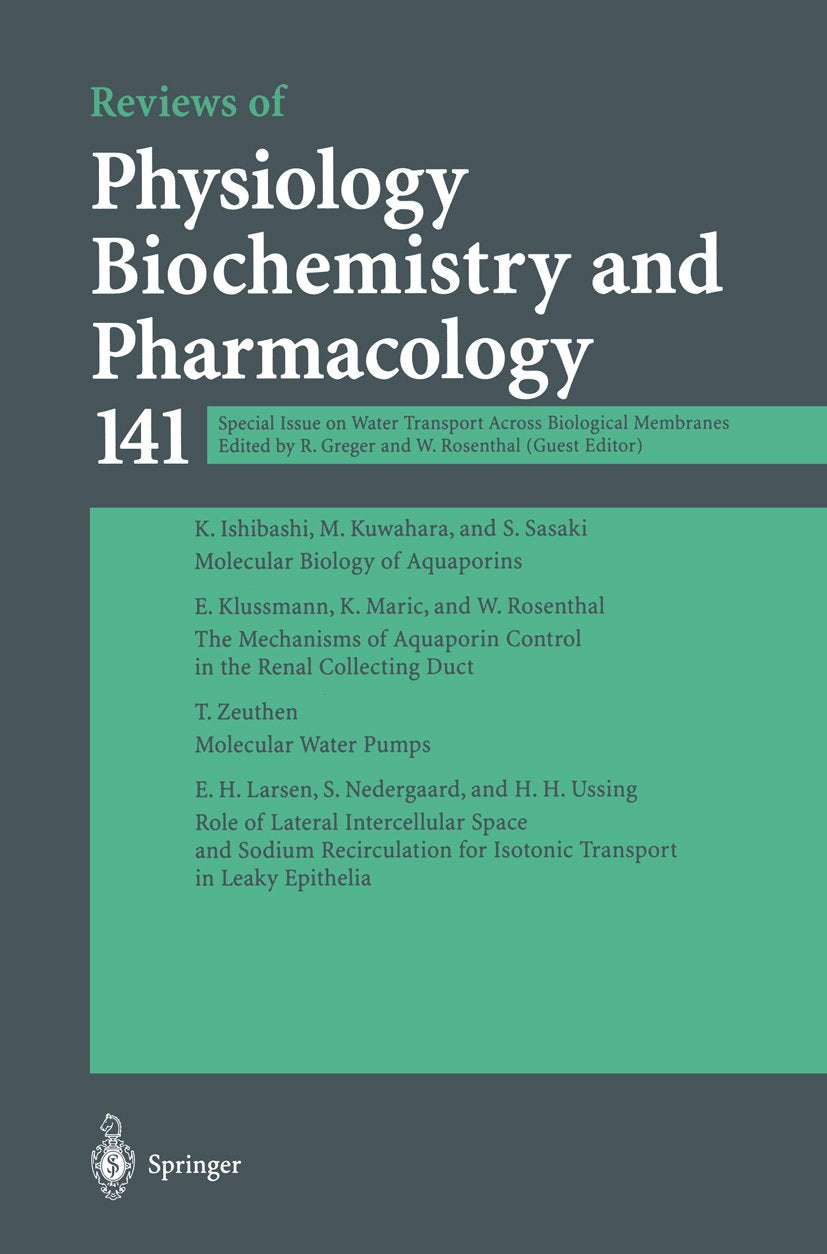 Reviews of Physiology, Biochemistry and Pharmacology