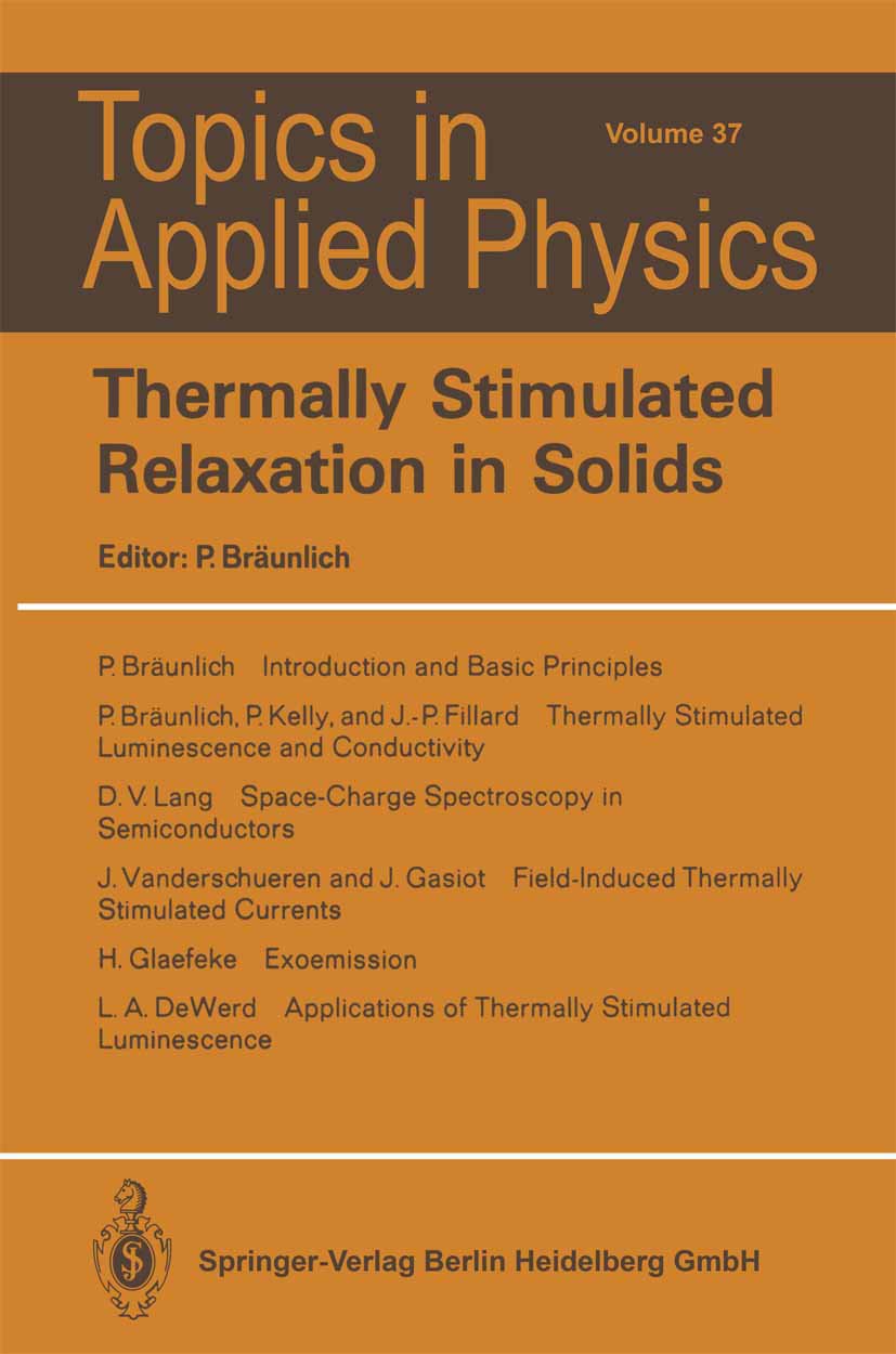 Topics in Applied Physics