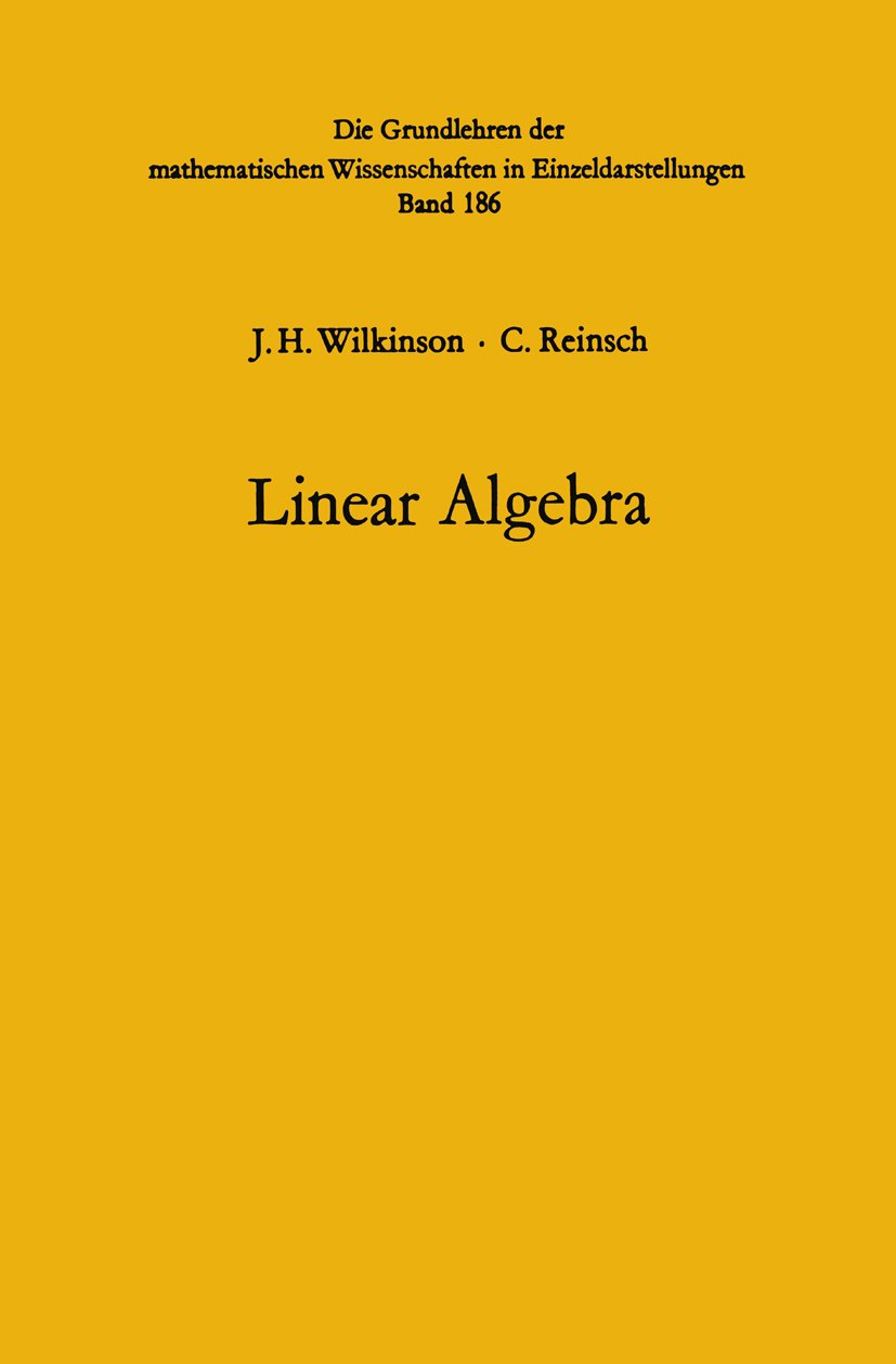 Handbook for Automatic Computation