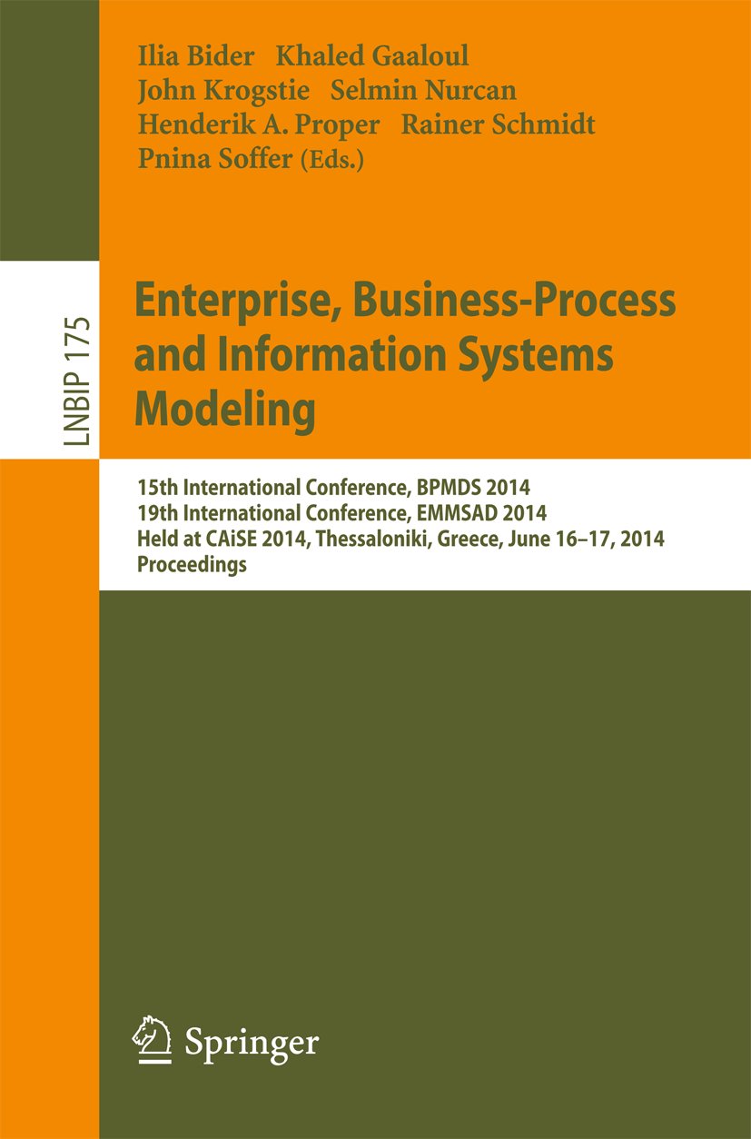 Lecture Notes in Business Information Processing