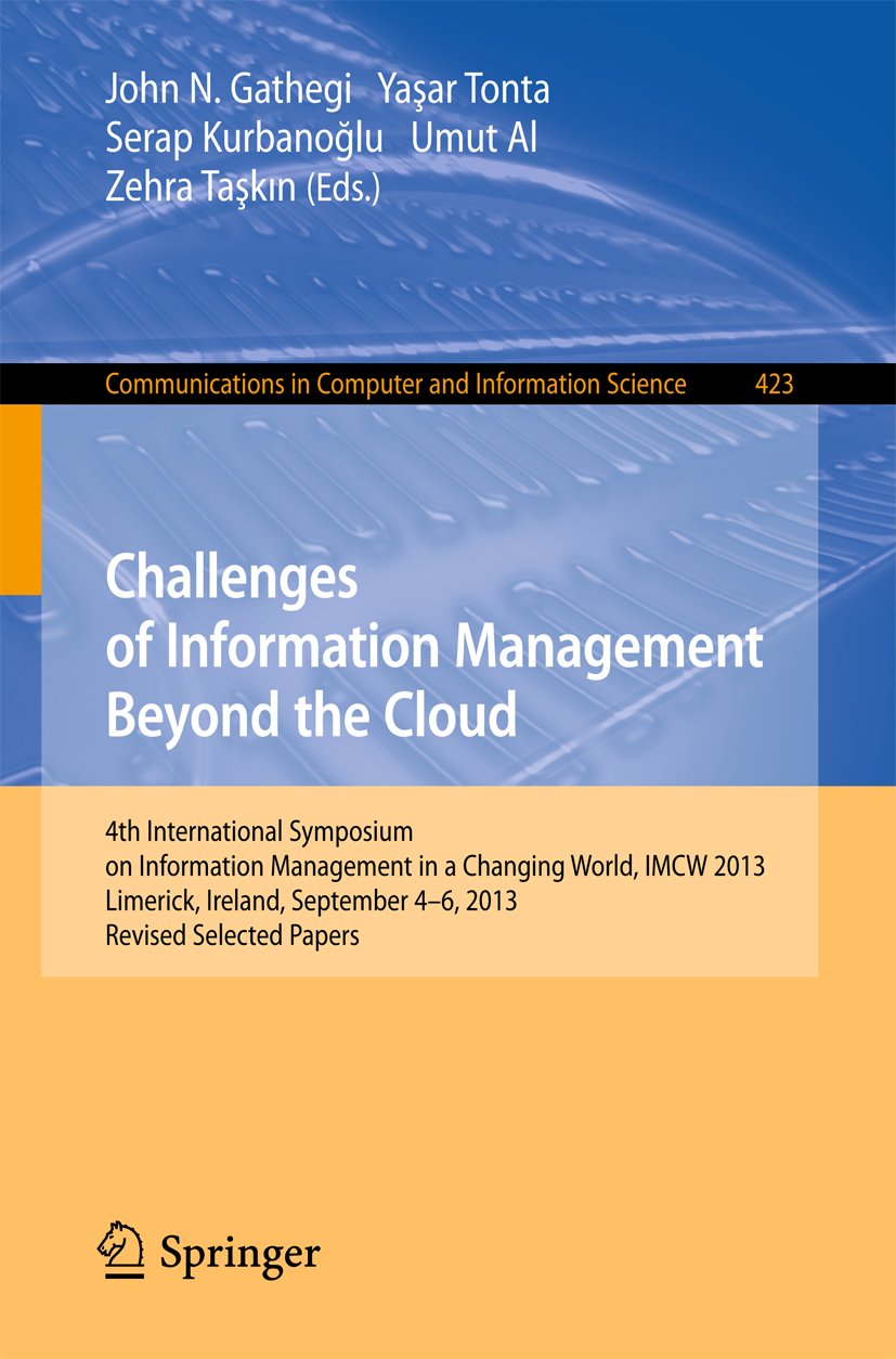 Communications in Computer and Information Science