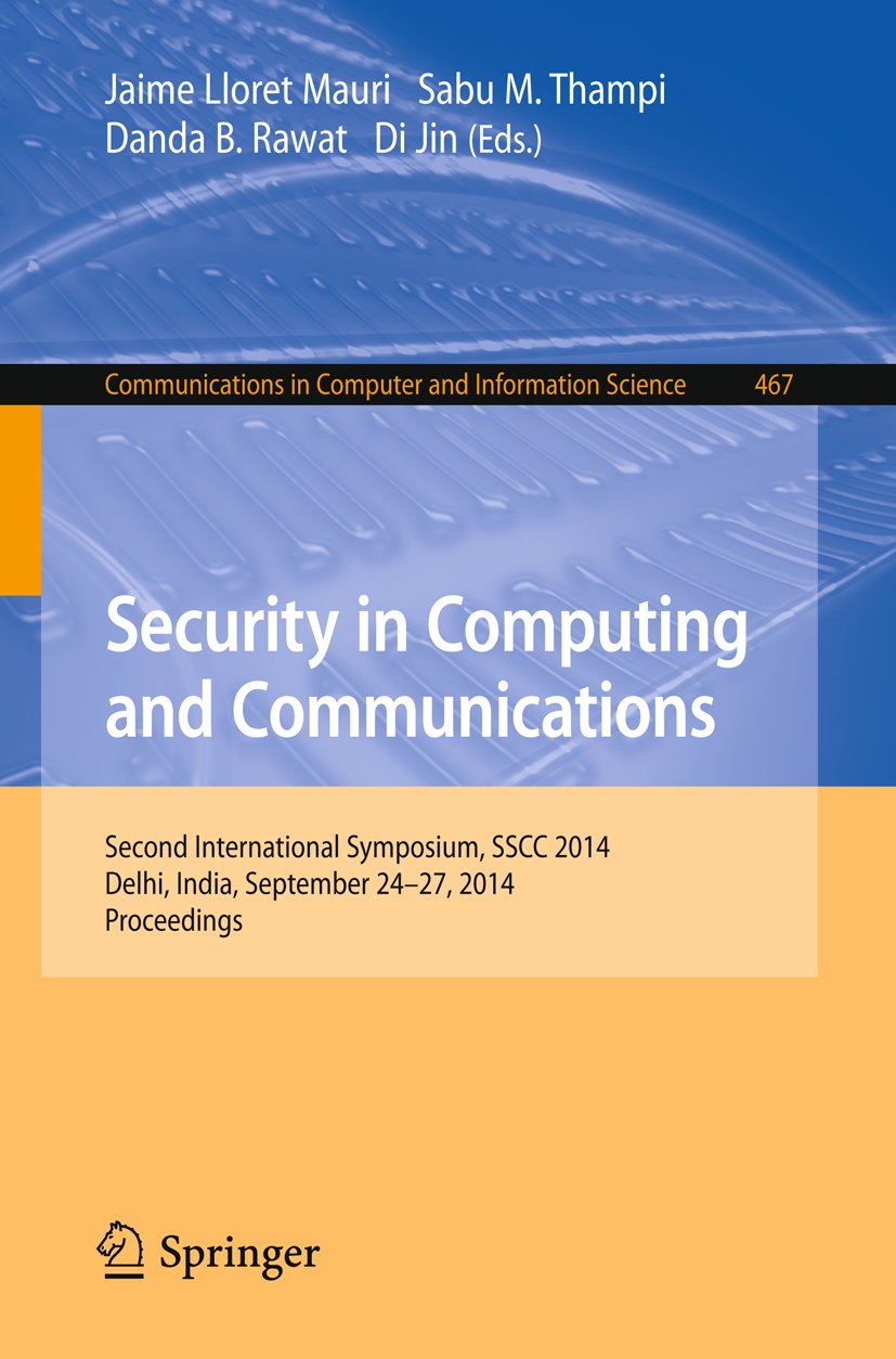 Communications in Computer and Information Science
