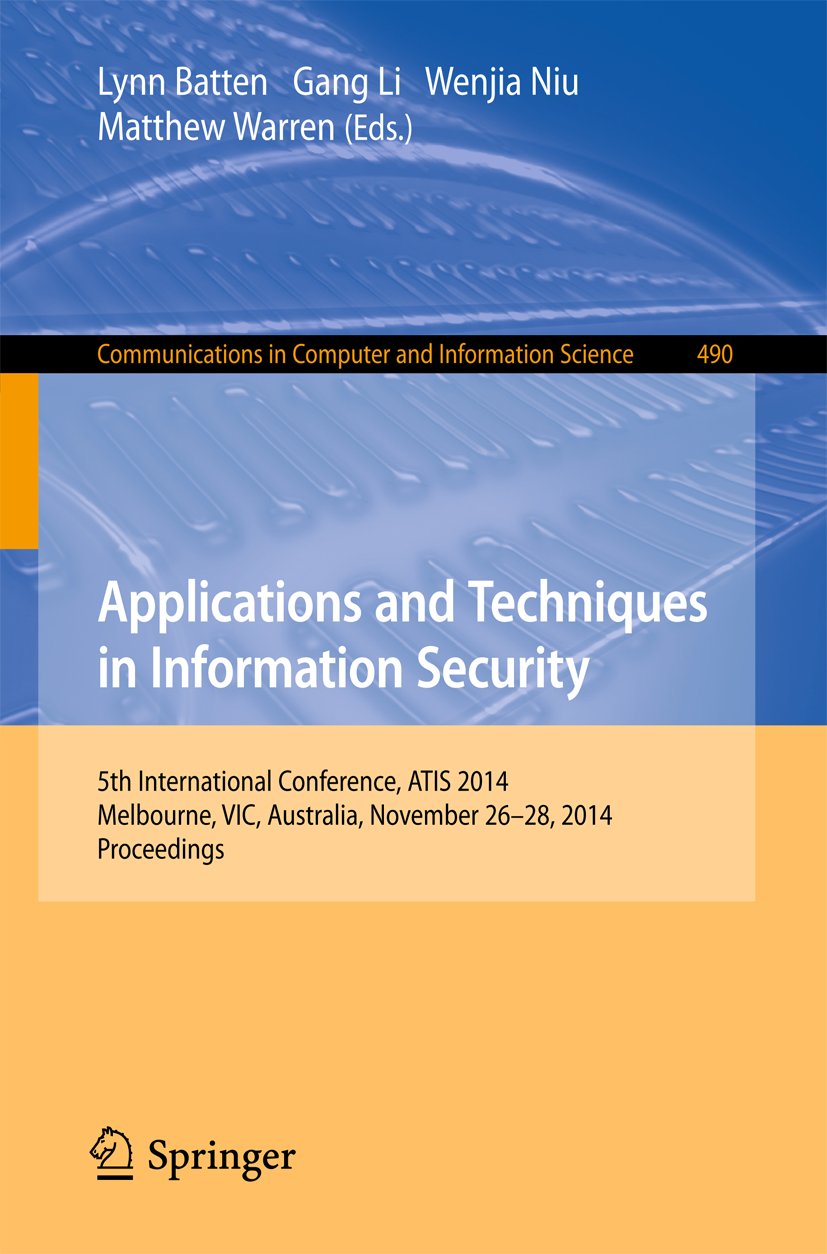 Communications in Computer and Information Science