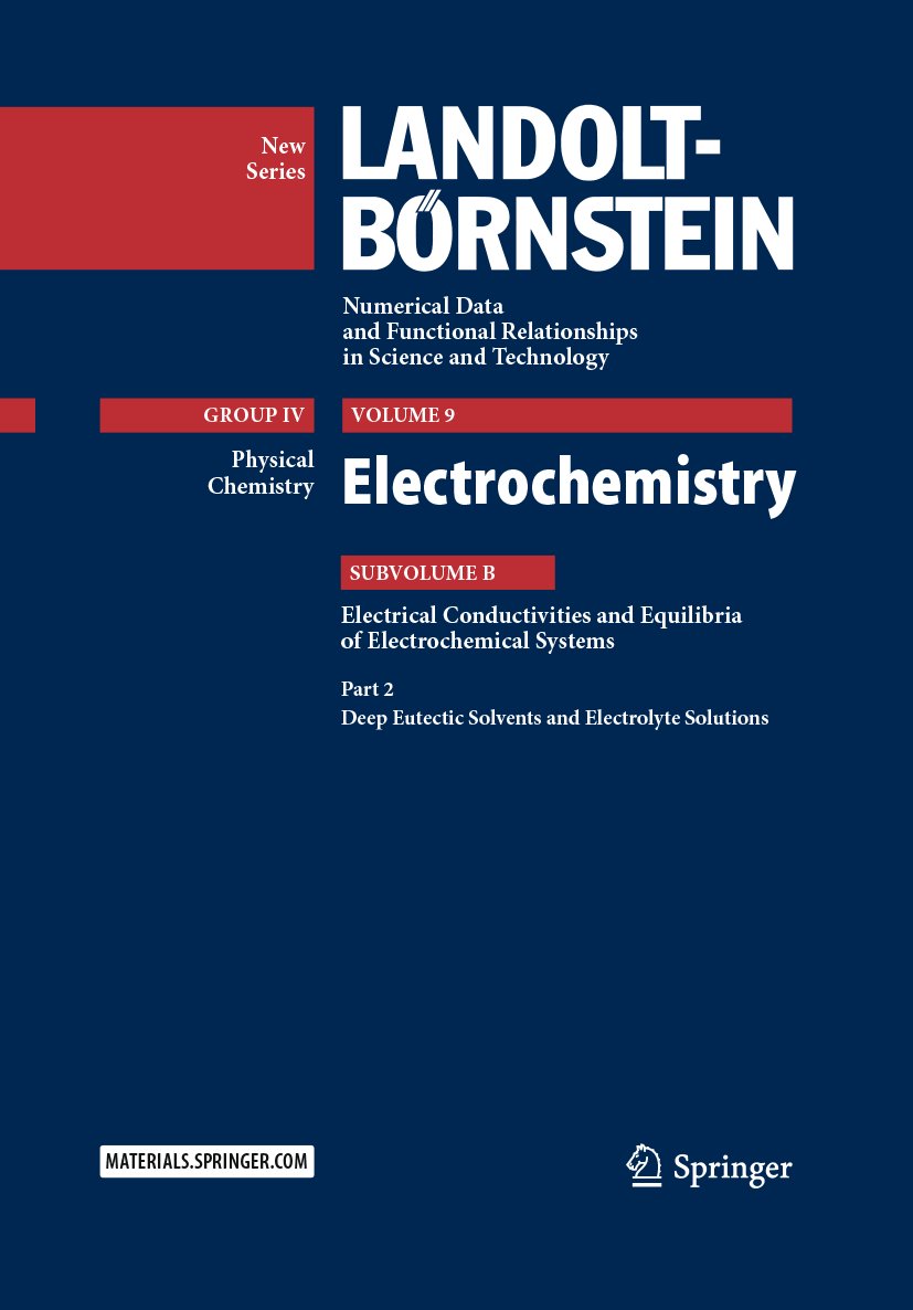 Landolt-Börnstein: Numerical Data and Functional Relationships in Science and Technology - New Series