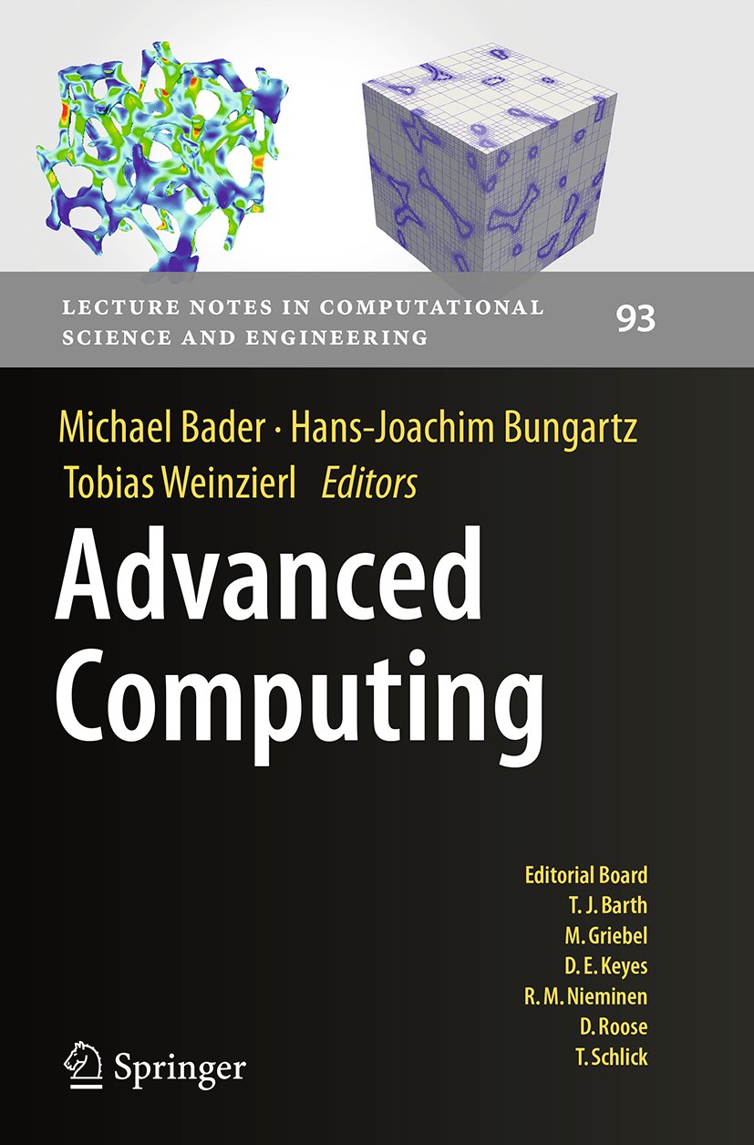 Lecture Notes in Computational Science and Engineering