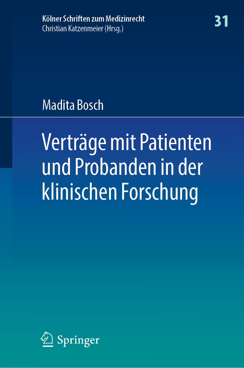 Kölner Schriften zum Medizinrecht