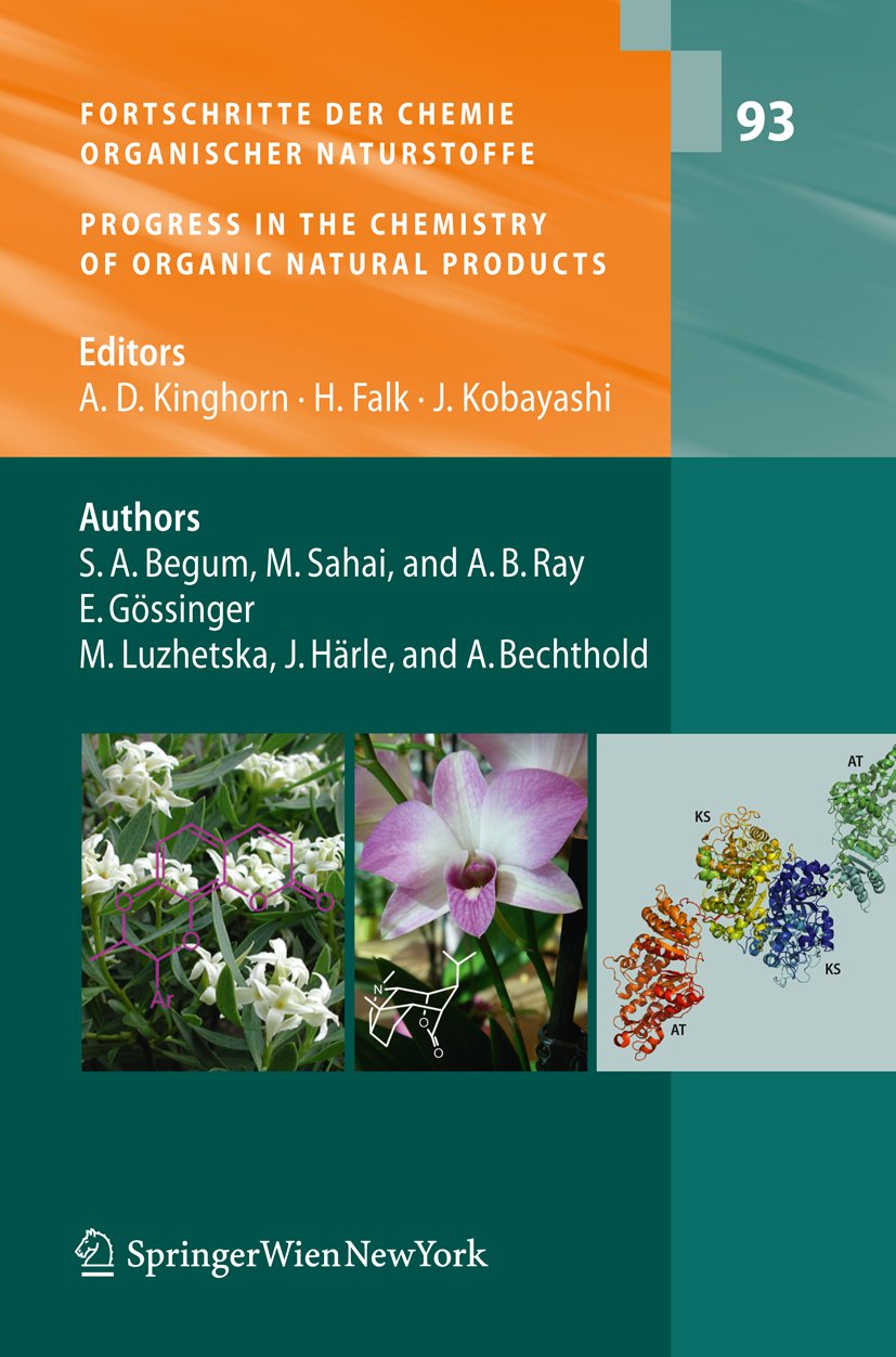 Fortschritte der Chemie organischer Naturstoffe Progress in the Chemistry of Organic Natural Products