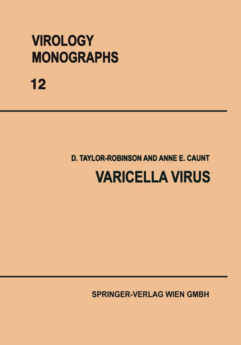 Virology Monographs Die Virusforschung in Einzeldarstellungen