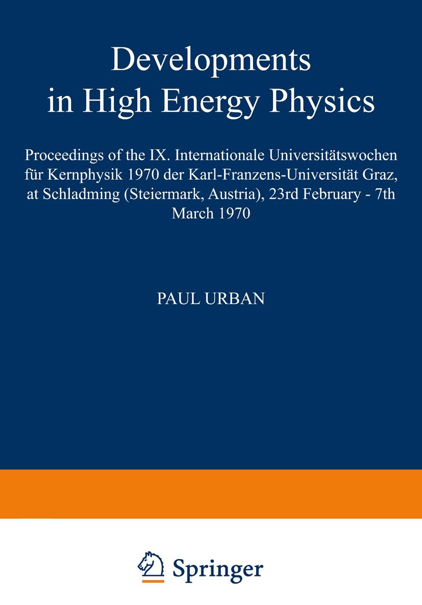 Developments in High Energy Physics