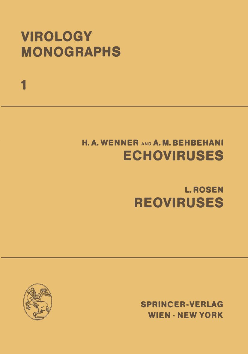 Virology Monographs Die Virusforschung in Einzeldarstellungen
