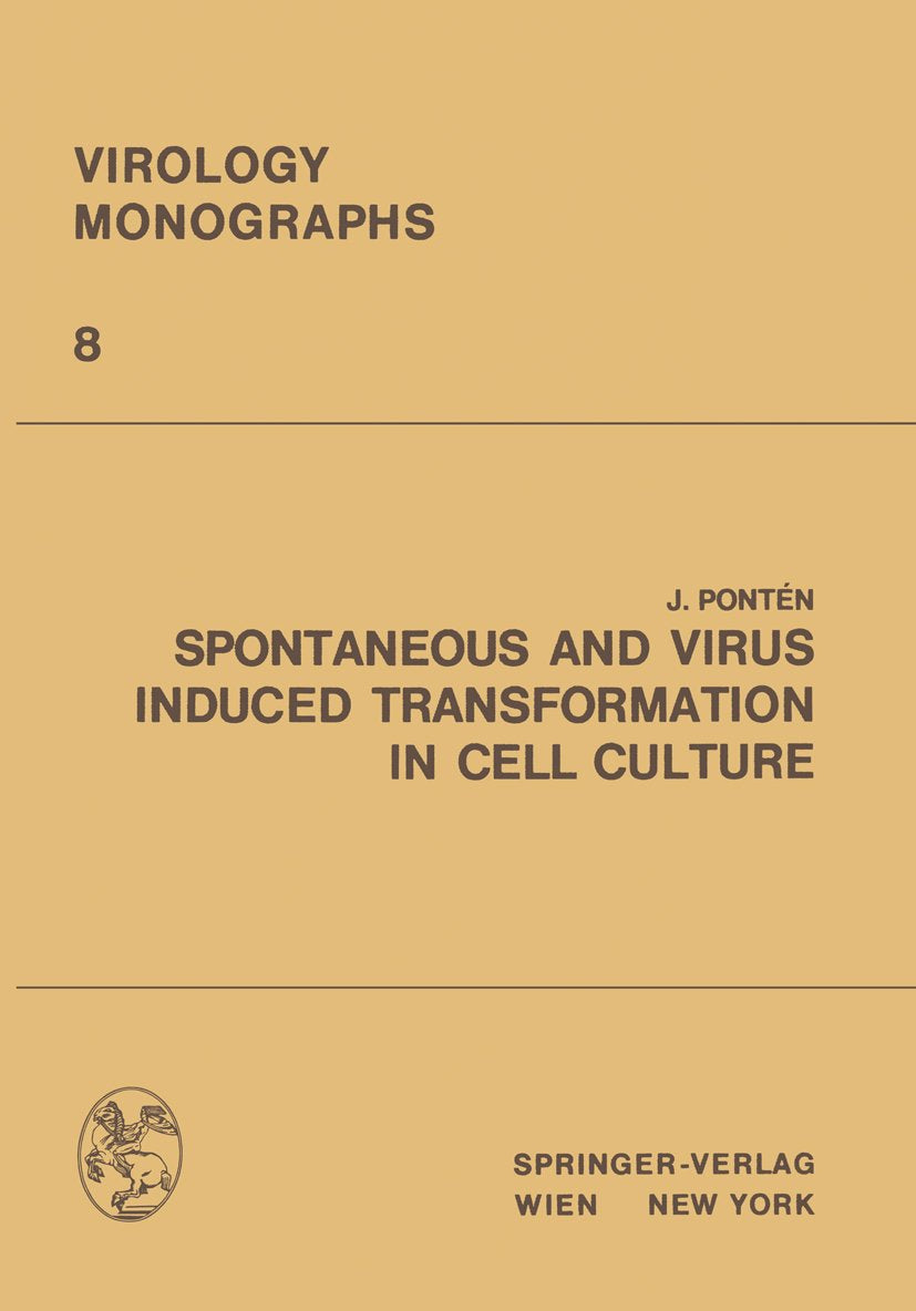 Virology Monographs Die Virusforschung in Einzeldarstellungen