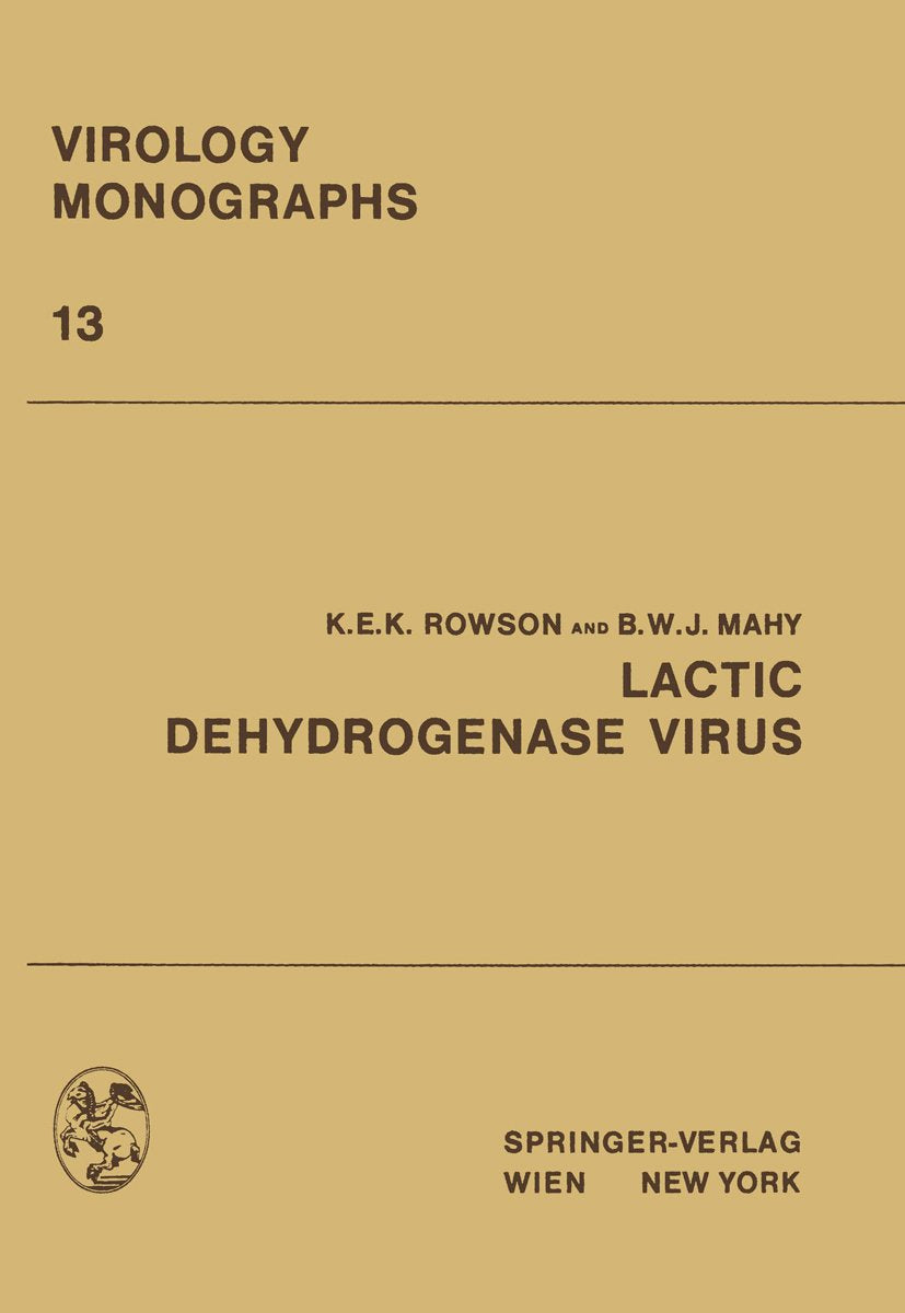 Virology Monographs Die Virusforschung in Einzeldarstellungen