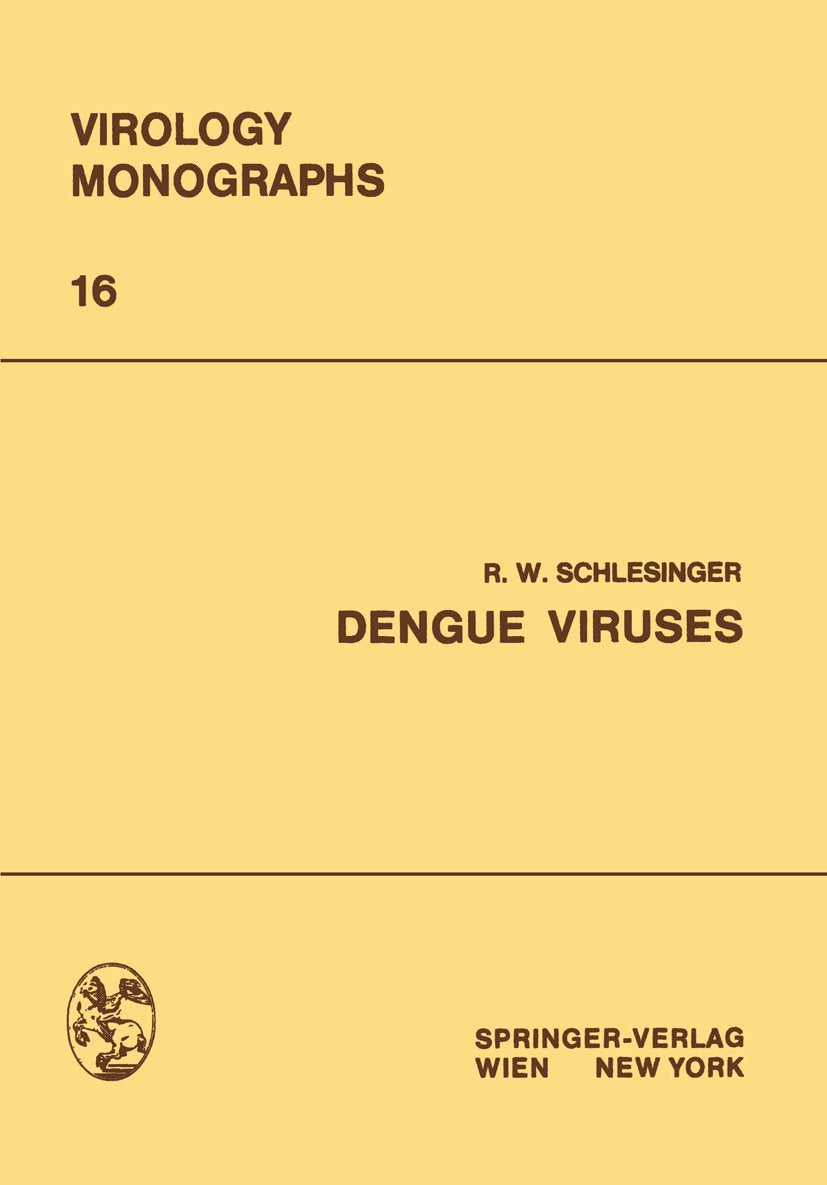 Virology Monographs Die Virusforschung in Einzeldarstellungen