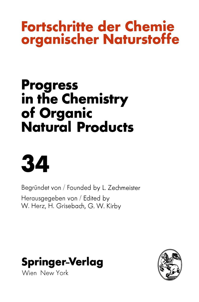 Fortschritte der Chemie organischer Naturstoffe Progress in the Chemistry of Organic Natural Products