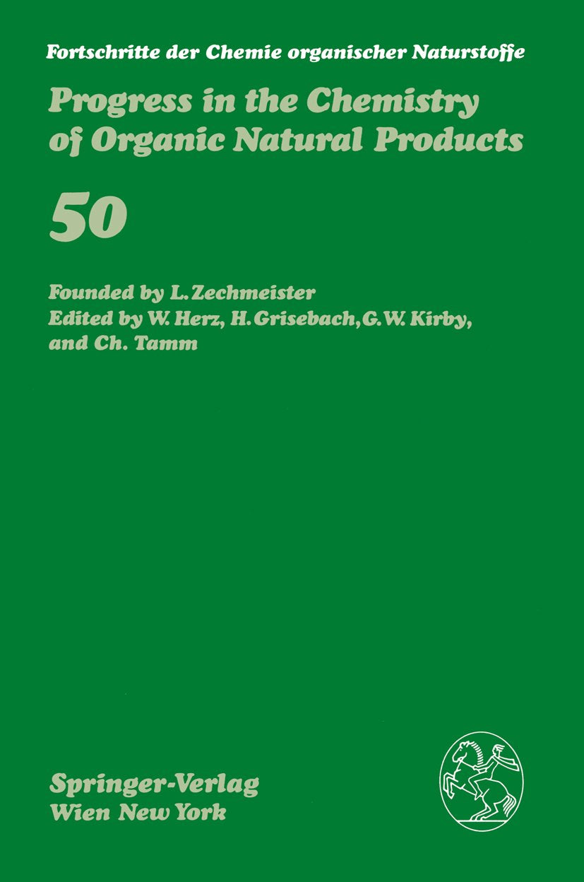 Fortschritte der Chemie organischer Naturstoffe Progress in the Chemistry of Organic Natural Products
