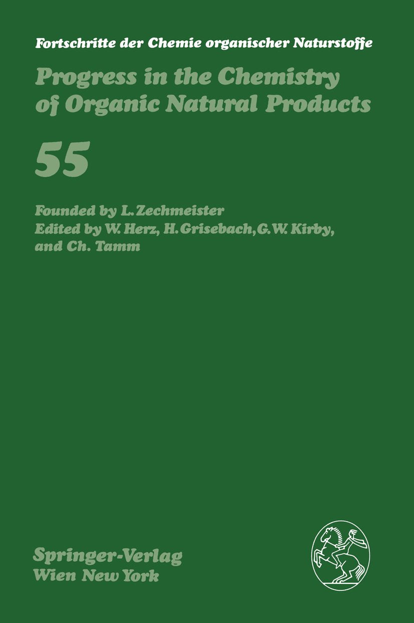 Fortschritte der Chemie organischer Naturstoffe Progress in the Chemistry of Organic Natural Products