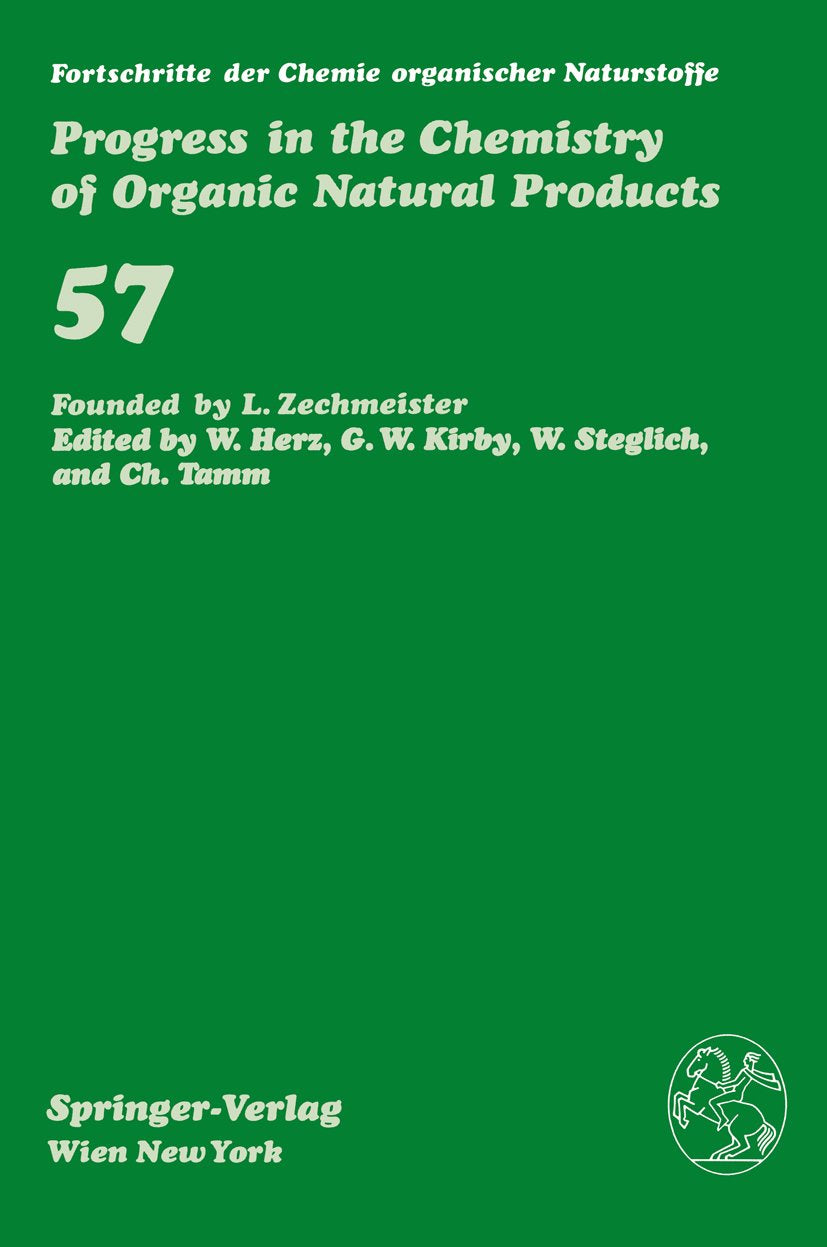 Fortschritte der Chemie organischer Naturstoffe Progress in the Chemistry of Organic Natural Products