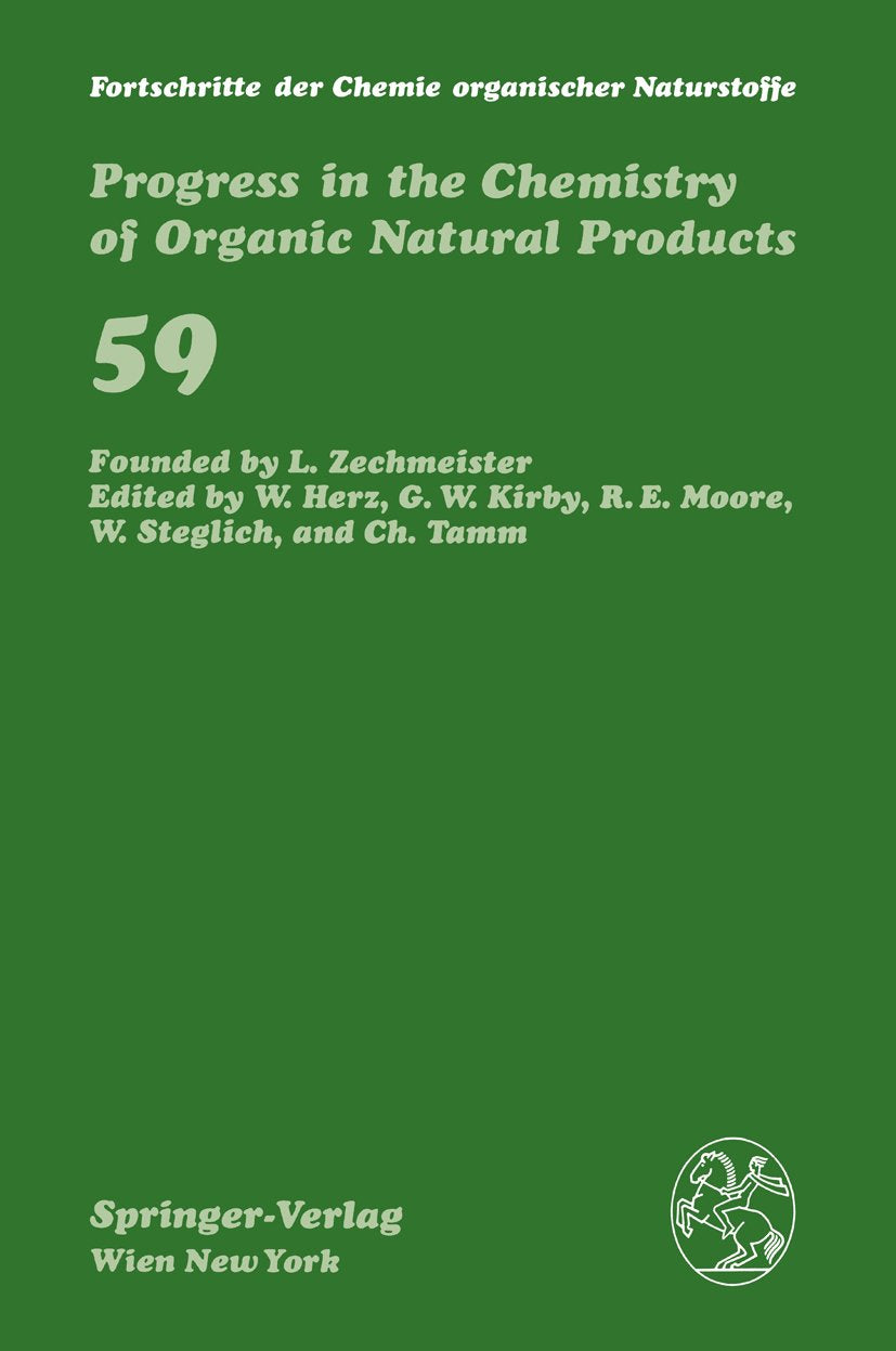 Fortschritte der Chemie organischer Naturstoffe Progress in the Chemistry of Organic Natural Products