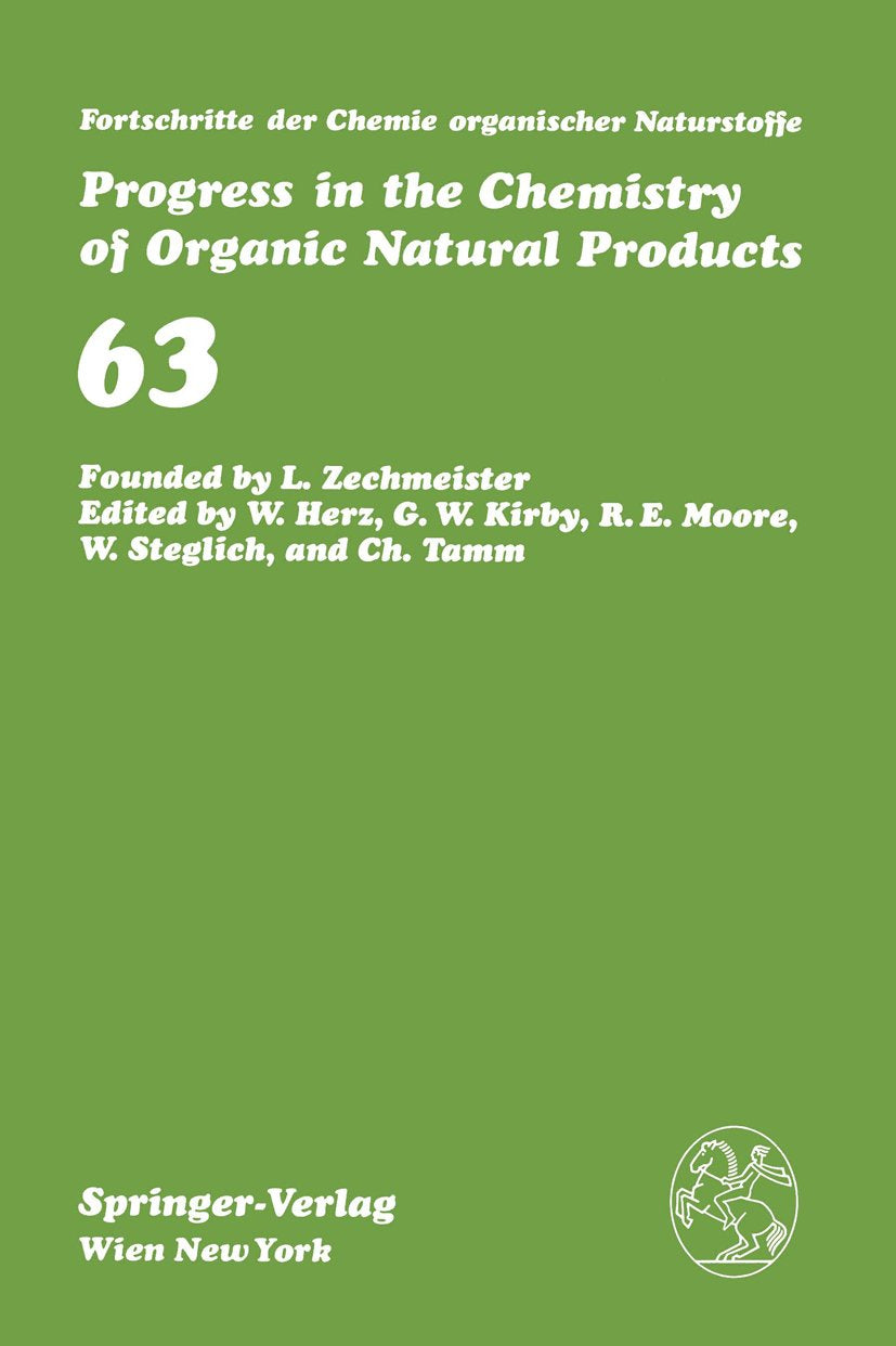 Fortschritte der Chemie organischer Naturstoffe Progress in the Chemistry of Organic Natural Products