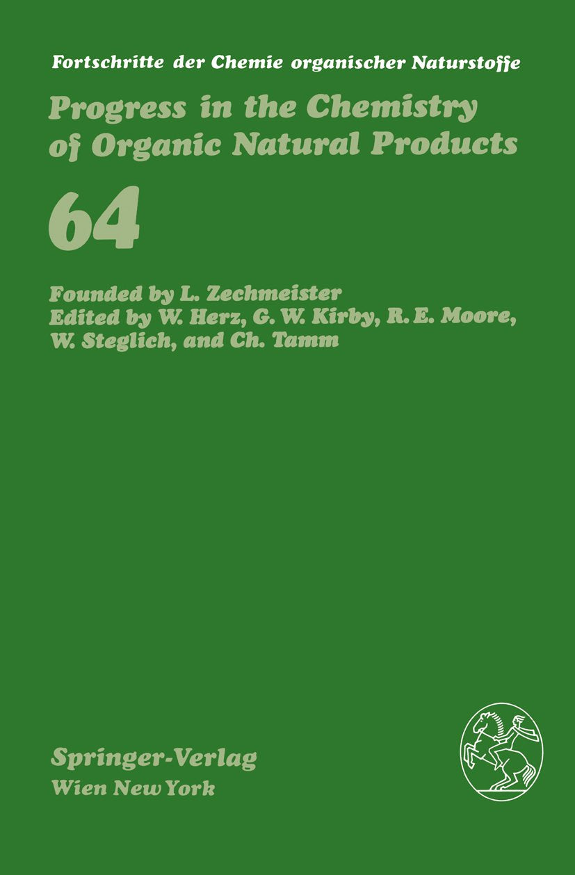 Fortschritte der Chemie organischer Naturstoffe Progress in the Chemistry of Organic Natural Products