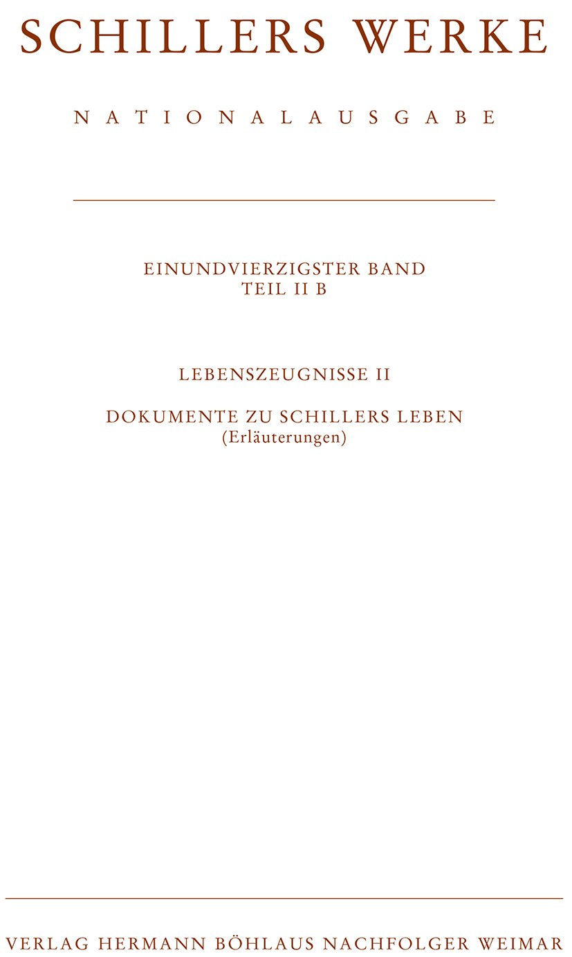 Schillers Werke. Nationalausgabe