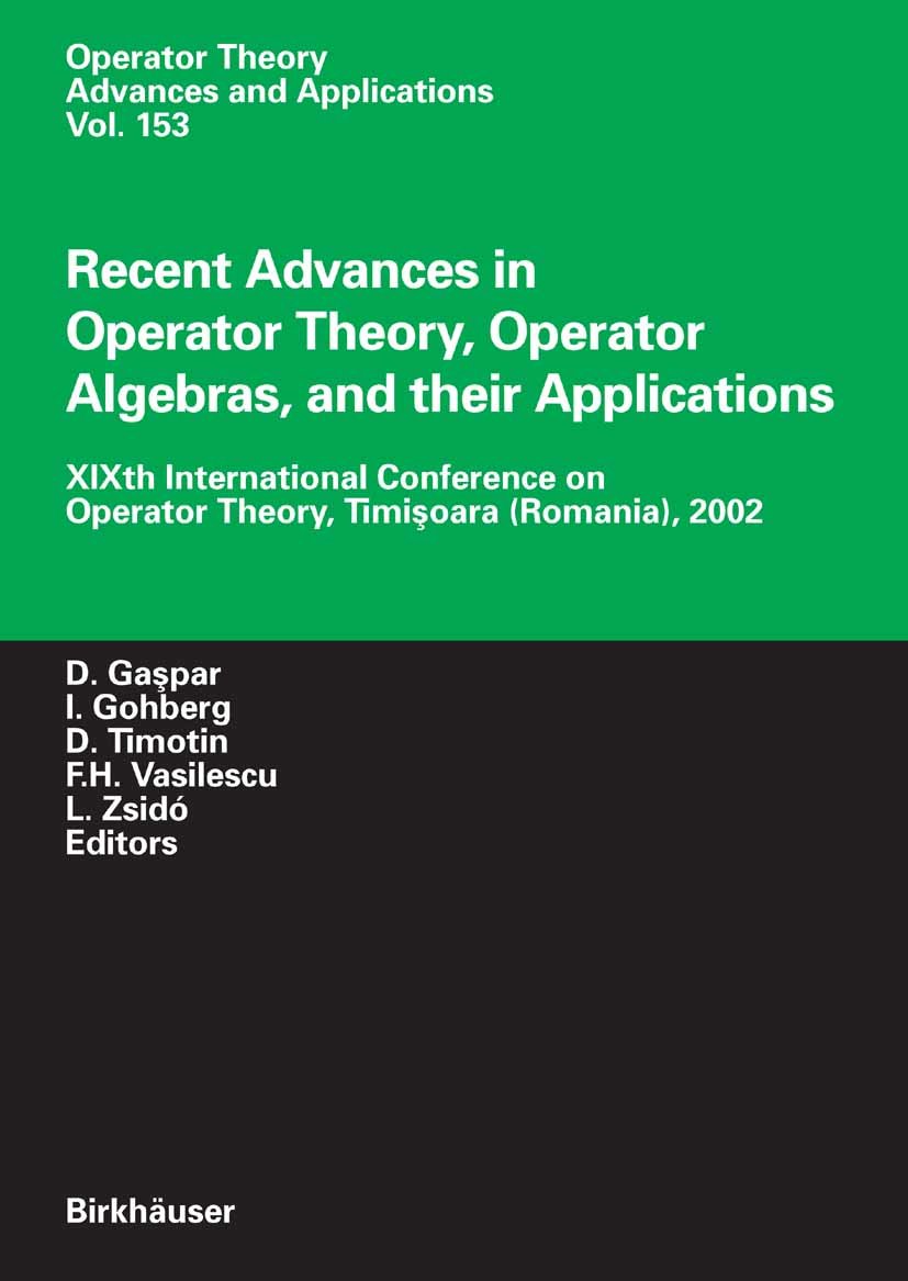 Operator Theory: Advances and Applications